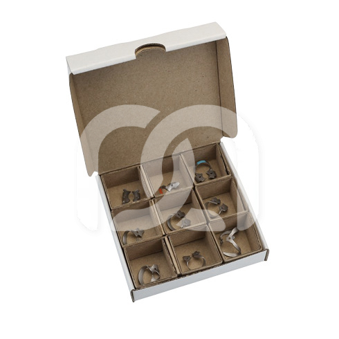 KIT 9 FIESTA HYGIËNISCHE KLEMMEN ASSORTIMENT NIEUW