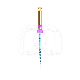 GO-TAPER BLUE STERILE : LONGUEUR:21.0000 MILLIMETRE, ISO:ISO 018, CONICIT&Eacute;:2%, ROTATION:CONTINUE, INSTRUMENT:A1