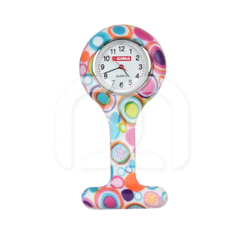 VERPLEEGSTERSHORLOGE MULTICOLOR BUBBLES