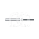 DIAMANTEN FREZEN CIL INTENSIV(6) : ISO:ISO 012, LENGTE KOP:8 MM, TOTALE LENGTE:22 MM, KORREL DIAMANTBOREN:GEMIDDELD
