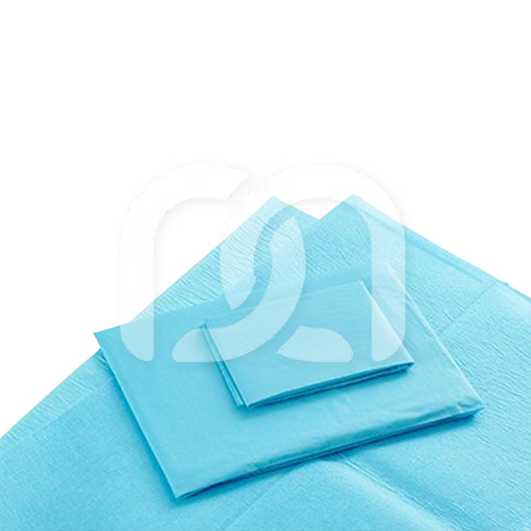DRAPS STERILES 50X75 CM BLEU HYGI(50)