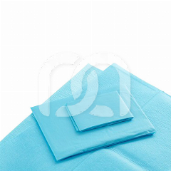 DRAPS STERILES 75x90CM BLEU HYGI(50)