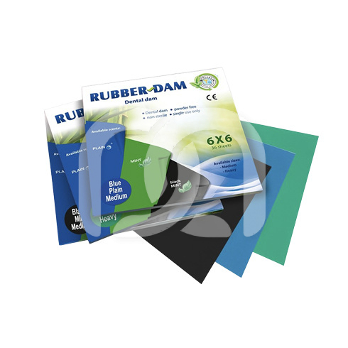Digue Dentaire Rubber-Dam en Latex 6 x 6 Pouces (36)