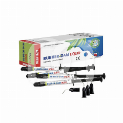 Digue Liquide Photopolymérisable Rubber-Dam (4 x 1,2 ml)