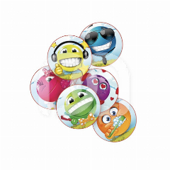3D Stickers Brave Patient Voor Kinderen (10 Stuks)