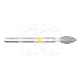 FR. DIAM. CONIQUE 016 FG 6368.314.016 (5) : ISO:ISO 023, LONGUEUR T&Ecirc;TE:0 MM, LONGUEUR TOTALE:21 MM, GRAIN FRAISES DIAMANT&Eacute;ES:SUPER FIN