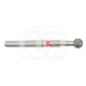 Diamanten Frees Bolvorm FG ISO Diameter (5) : ISO:ISO 023, LENGTE KOP:0 MM, TOTALE LENGTE:19 MM, KORREL DIAMANTBOREN:DUN