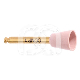 POLISSOIR COMPOSITE FLAM CA (5) : FORME FRAISE & POLISSOIR:CUPULE, COULEUR PRINCIPALE:ROSE, GRAIN:MOYEN