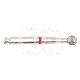 Diamanten Bol Boren 801 Voor Hoekstuk (5) : ISO:ISO 029, LENGTE KOP:0 MM, TOTALE LENGTE:22 MM, KORREL DIAMANTBOREN:DUN