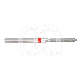 Diamanten Boor Torpedo FGC 878.313.012 (5) : ISO:ISO 010, LENGTE KOP:0 MM, TOTALE LENGTE:19 MM, KORREL DIAMANTBOREN:DUN