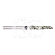 Diamanten Boor Conisch Met Ronde Punt FG (5) : ISO:ISO 018, LENGTE KOP:0 MM, TOTALE LENGTE:19 MM, KORREL DIAMANTBOREN:SUPERGROOT