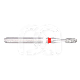 FR. DIAM. ZR OEUF  FG ZR8379.314.023 (5) : ISO:ISO 014, LONGUEUR T&Ecirc;TE:0 MM, LONGUEUR TOTALE:19 MM, GRAIN FRAISES DIAMANT&Eacute;ES:FIN