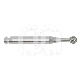 Diamanten Bol Boren 801 Voor Hoekstuk (5) : ISO:ISO 023, LENGTE KOP:0 MM, TOTALE LENGTE:22 MM, KORREL DIAMANTBOREN:GEMIDDELD