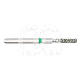 FRAISE DIAMANTÉE CYLINDRE FG (5) : ISO:ISO 012, LONGUEUR T&Ecirc;TE:0 MM, LONGUEUR TOTALE:19 MM, GRAIN FRAISES DIAMANT&Eacute;ES:GROS