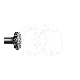 Diamanten Boor Wiel 040 PM 909.104.040 (5) : ISO:ISO 065, LENGTE KOP:0 MM, TOTALE LENGTE:44.5 MM, KORREL DIAMANTBOREN:GEMIDDELD