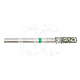 Diamantboor Cilindervorm Platte Punt FG (5 Stuks) : ISO:ISO 018, LENGTE KOP:0 MM, TOTALE LENGTE:19 MM, KORREL DIAMANTBOREN:VET