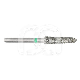FR. DIAM. CONIQUE FG (5) : ISO:ISO 023, LONGUEUR T&Ecirc;TE:0 MM, LONGUEUR TOTALE:19 MM, GRAIN FRAISES DIAMANT&Eacute;ES:GROS