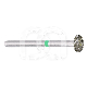 FR. DIAM. ROUE FG 909.314 (5) : ISO:ISO 040, LONGUEUR T&Ecirc;TE:0 MM, LONGUEUR TOTALE:19 MM, GRAIN FRAISES DIAMANT&Eacute;ES:SUPER GROS