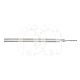 Conische Boor Wolfraamcarbide PML (5 Stuks) : N&deg;:N&deg;H33L, ISO:ISO 009, LENGTE KOP:0 MM, TOTALE LENGTE:44.5 MM