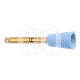 POL. ZIRCONE CA 94022C.204.060 (10) : FORME FRAISE & POLISSOIR:CUPULE, COULEUR PRINCIPALE:BLEU, GRAIN:GROS