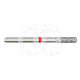 Diamanten Boor Cilindrisch FG 836KR.314.012 (5) : ISO:ISO 016, LENGTE KOP:0 MM, TOTALE LENGTE:19 MM, KORREL DIAMANTBOREN:DUN