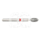 FRAISE DIAMANTÉE OEUF 014 FG 379.314.014 (5) : ISO:ISO 023, LONGUEUR T&Ecirc;TE:0 MM, LONGUEUR TOTALE:21 MM, GRAIN FRAISES DIAMANT&Eacute;ES:FIN