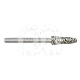 FR. DIAM. CON. RON  FG 855.314.012 (5) : ISO:ISO 025, LONGUEUR T&Ecirc;TE:0 MM, LONGUEUR TOTALE:19 MM, GRAIN FRAISES DIAMANT&Eacute;ES:MOYEN