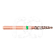 FRAISE DIAM. TORPILLE  FG KP6878K.314 (5) : ISO:ISO 016, LONGUEUR T&Ecirc;TE:0 MM, LONGUEUR TOTALE:19 MM, GRAIN FRAISES DIAMANT&Eacute;ES:GROS