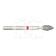 FR. DIAM. CONIQUE 016 FG 6368.314.016 (5) : ISO:ISO 023, LONGUEUR T&Ecirc;TE:0 MM, LONGUEUR TOTALE:21 MM, GRAIN FRAISES DIAMANT&Eacute;ES:FIN