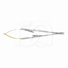 Naaldvoerder Castroviejo Gebogen TC 14 cm (1)