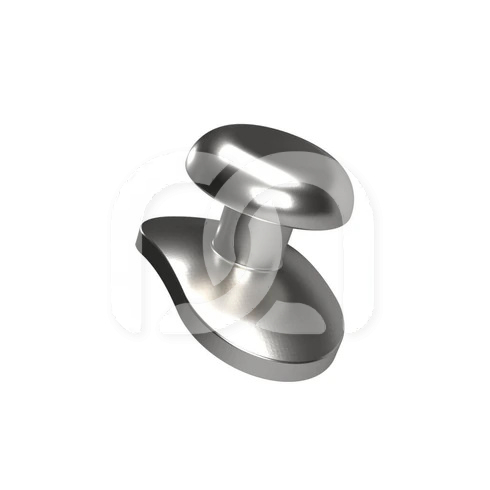 Cleat Lingual à Coller Base Ovale Courbe (10)