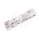 Separatiestrips Staal Medium Eenzijdig (12) : GRAAN:GEMIDDELD, LENGTE:6 MM, KORRELGROOTTE:0 &Mu;M, DIKTE:0 MM