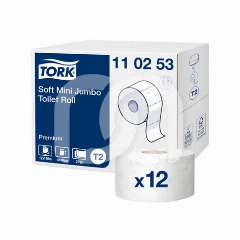 Papier Toilette Mini Jumbo (12 Rouleaux)