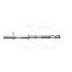 Cilindrische Boor Compatibel Met Wieland Ø2,5mm (Kop 6mm / Lengte 40mm) : N&deg;:DIAM 2MM, ISO:ISO 003, LENGTE KOP:6 MM, TOTALE LENGTE:40 MM