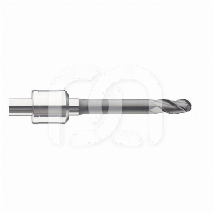 Fraise CFAO Amann Girrbach Cylindrique Revêtue Métal (Ø2,5mm - L47mm)