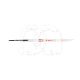 Penseel Kolinsky Evo Bionische Haren voor Keramiek (2) : N&deg;:N&deg;T6, HOOFDKLEUR:WIT