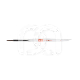 Pinceau Kolinsky Evo Poils Bioniques pour Céramique (2) : N&deg;:N&deg;T8, COULEUR PRINCIPALE:BLANC