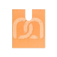 Beschermende Schorten Bib Up Monoart (150 Stuks) : HOOFDKLEUR:ORANJE