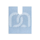 Beschermende Schorten Bib Up Monoart (150 Stuks) : HOOFDKLEUR:HEMELSBLAUW