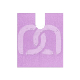 Beschermende Schorten Bib Up Monoart (150 Stuks) : HOOFDKLEUR:LILAS