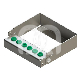 Borenhouder Plug'In 6 Perforaties H60 (1) : HOOFDKLEUR:GROEN, SNUIFJE:FG/CA