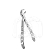 Davier Atraumair 73 Onderste Molaren Diamant (1) : N&deg;:N&deg;73, GESTREEPT:DIAMANTEN, GENRE:VOLWASSEN
