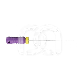 Hedström-Vijlen Endodontisch Lengte 21 mm (6) : N&deg;:N&deg;10, LENGTE:31 MM