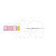 Broches Endodontiques Manuelles Long. 21 mm (6) : N&deg;:N&deg;6, LONGUEUR:31 MM