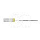 Broches Endodontiques Manuelles Long. 21 mm (6) : N&deg;:N&deg;15, LONGUEUR:31 MM