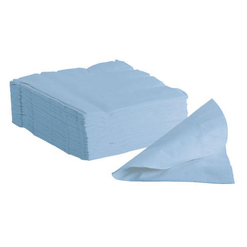 SERVIETTES EN PAPIER BLEUES (2400)