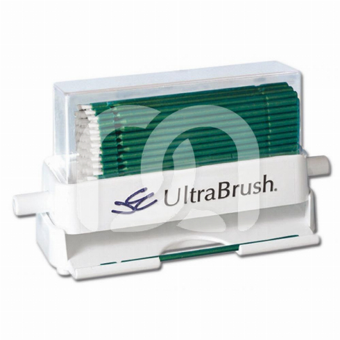 UltraBrush - Dispenser + 100 Fijne 1.0 blauwe applicatoren